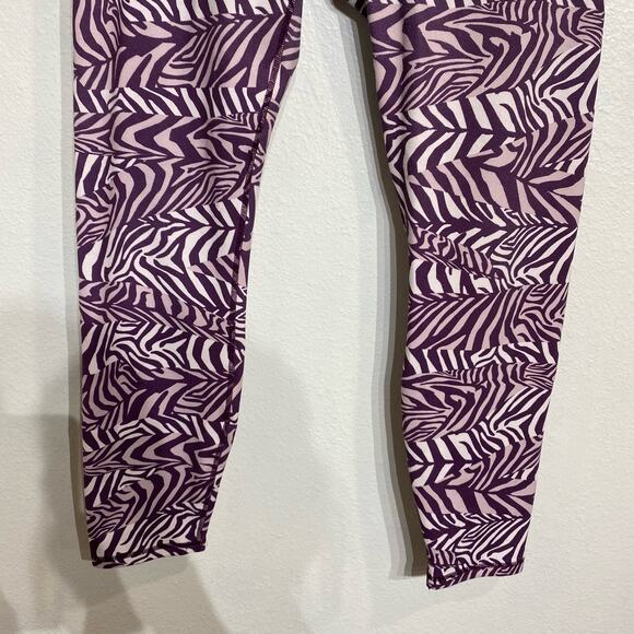 Fabletics Purple Plains Define PowerHold High-Waisted 7/8 Leggings Sz L - Picture 5 of 11